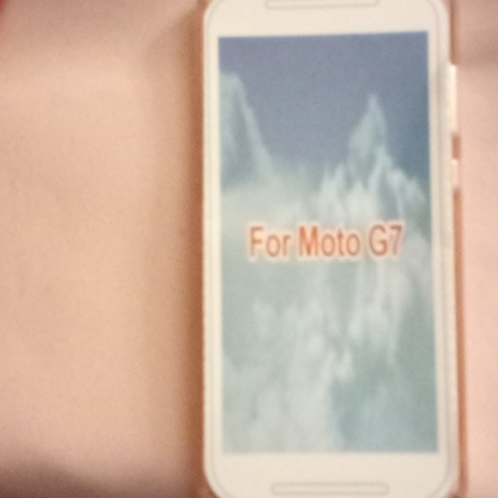 A back case for a moto G7